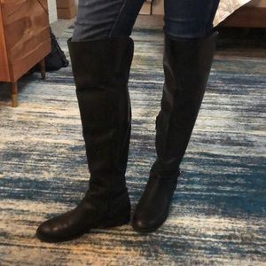 Cole Haan Black Over The Knee Boots